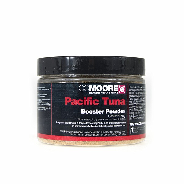CcMoore Booster Powder Pacific Tuna csomagolás 50g - MPN: 90100 - EAN: 634158436291