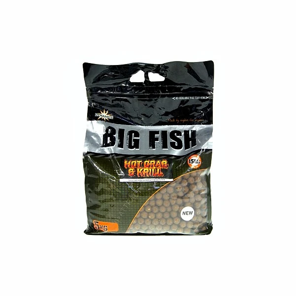 DynamiteBaits Hot Crab & Krill Boilies 15 мм / 5 кг