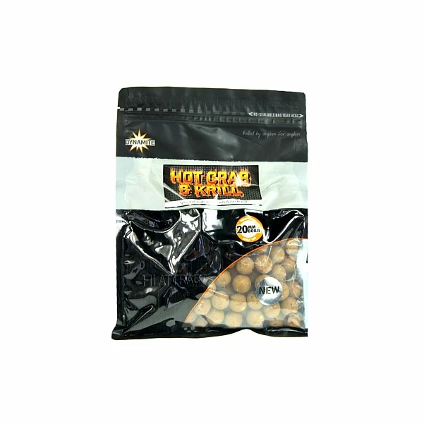 DynamiteBaits Hot Crab & Krill Boilies 20мм / 1кг