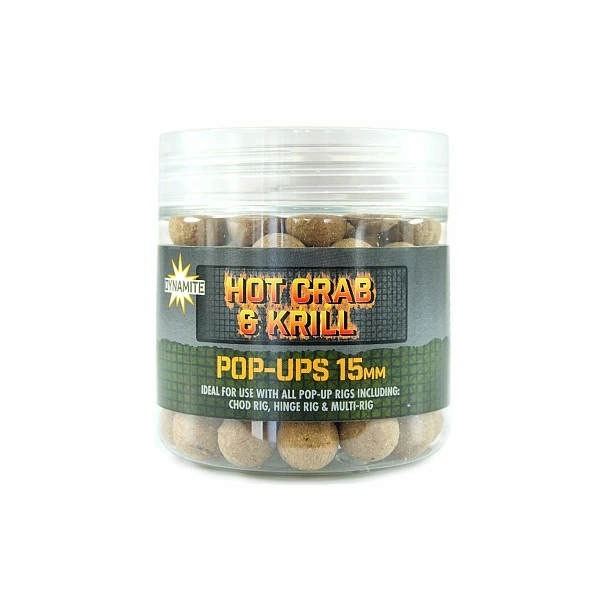 DynamiteBaits Hot Crab & Krill Pop-Up 15 мм