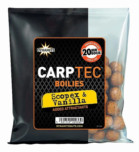 DynamiteBaits Carp Tec Scopex & Vanilla Boilies 20mm / 300g