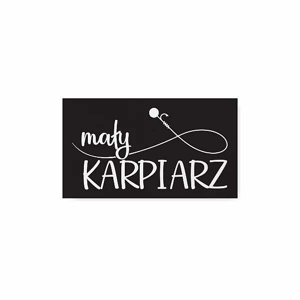 Rockworld Naklejka Mały Karpiarz Prostokątna Czarny