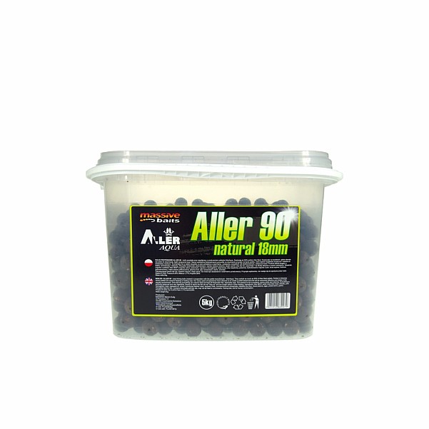 Massive Baits Aller 90 Natural Boiliessize 18mm / 5kg - MPN: AL001 - EAN: 5901912669079