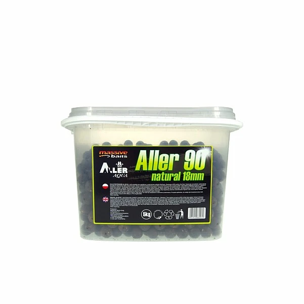 Massive Baits Aller 90 Natural Boilies 18 мм / 5 кг