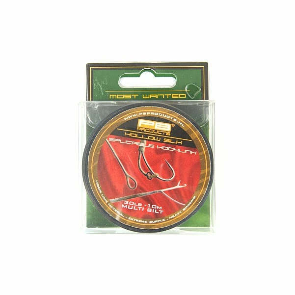 PB Hollow Silk Splicable Hooklink  Multi Silt (muł)