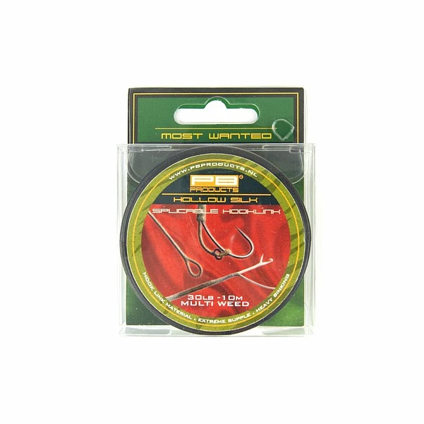 PB Hollow Silk Splicable Hooklink  Multi Weed (roślinność)