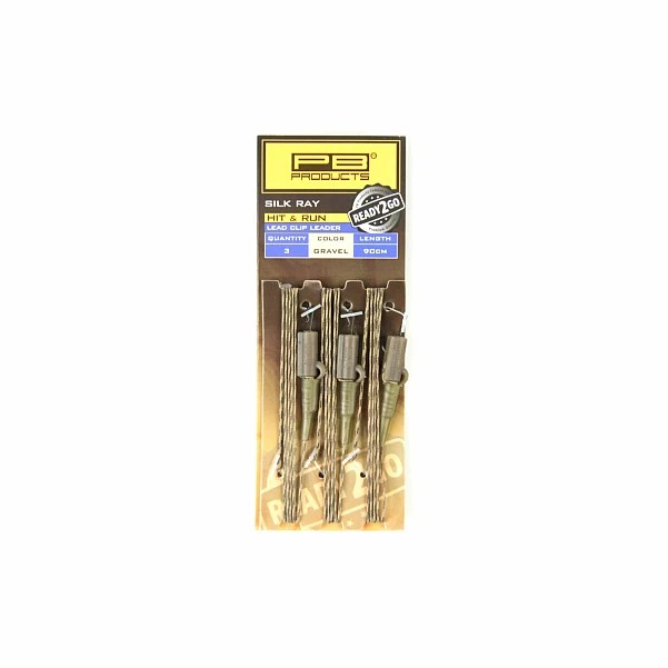PB R2G SR Hit & Run Leadclip Leader Gravel/żwir 90cm