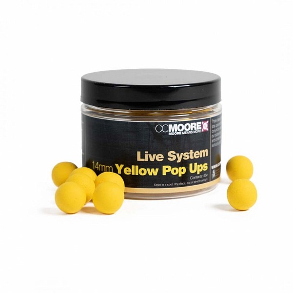 CcMoore Yellow Pop-Up -  Live System dydis 14mm - MPN: 90257 - EAN: 634158433559