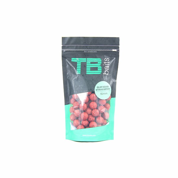TB Baits GLM Squid Strawberry Boiliedydis 16 mm / 250 g - MPN: TB00095 - EAN: 8596601000959