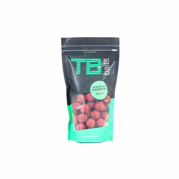 TB Baits GLM Squid Strawberry Boiliedydis 20 mm / 250 g - MPN: TB00103 - EAN: 8596601001031