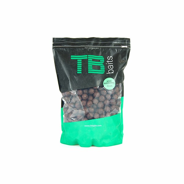 TB Baits Spice Queen Krill Boiliesрозмір 20 мм / 2,5 кг - MPN: TB00173 - EAN: 8596601001734
