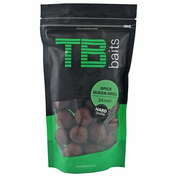 TB Baits Spice Queen Krill HARD Boilies 24мм / 250г