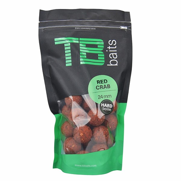 TB Baits Red Crab HARD Boiliesрозмір 24мм / 250г - MPN: TB00654 - EAN: 8596601006548