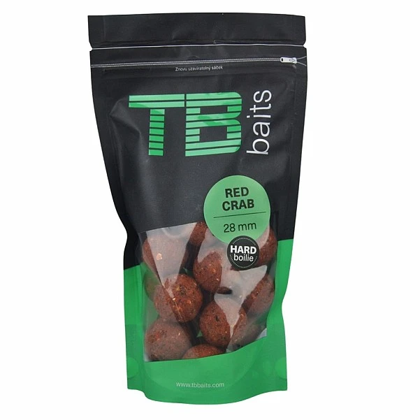 TB Baits Red Crab HARD Boilies 28 мм / 250 г
