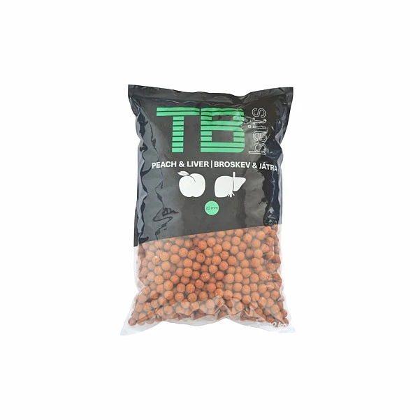TB Baits Peach Liver Feeding Boilies 20мм / 10кг