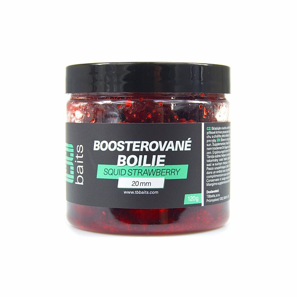 TB Baits Squid Strawberry Boosted Boiliedydis 20 mm / 120 g - MPN: TB00210 - EAN: 8596601002106