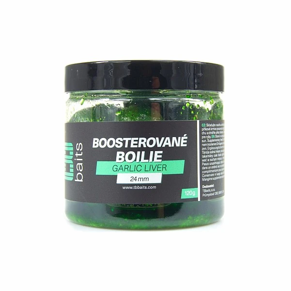 TB Baits Garlic Liver Boosted Boilie 24 мм / 120 г