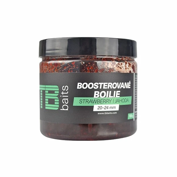 TB Baits Strawberry Boosted Boilie 20-24 мм / 120 г