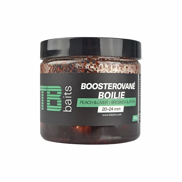 TB Baits Peach Liver Boosted Boilie 20-24 мм / 120 г