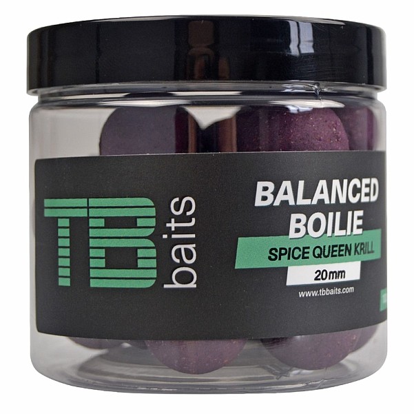 TB Baits Balanced Boilie + Attractor Spice Queen Krilltaille 20mm / 100g - MPN: TB00227 - EAN: 8596601002274