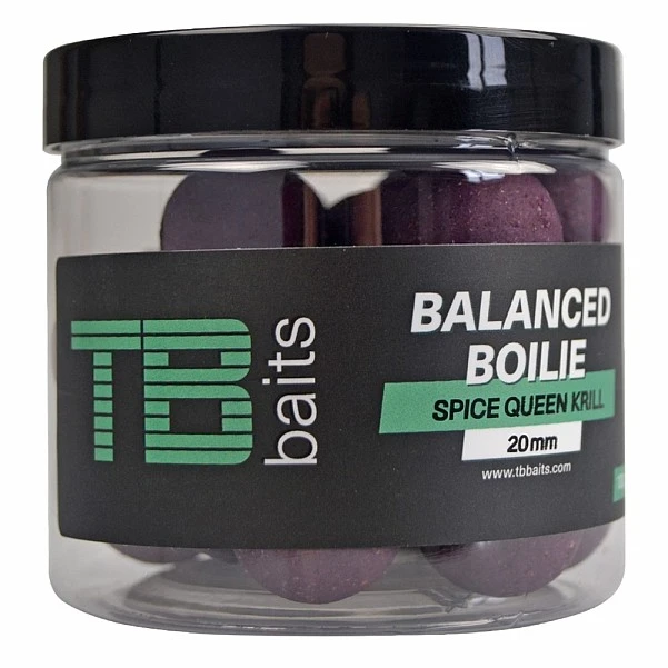 TB Baits Balanced Boilie + Attractor Spice Queen Krill 20mm / 100g