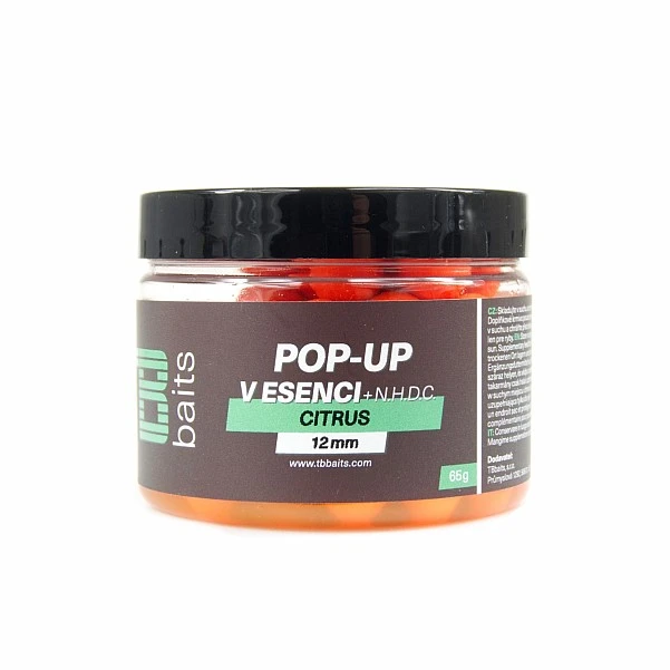 TB Baits Pop-Up Orange Citrus + NHDC 12 мм / 65 г