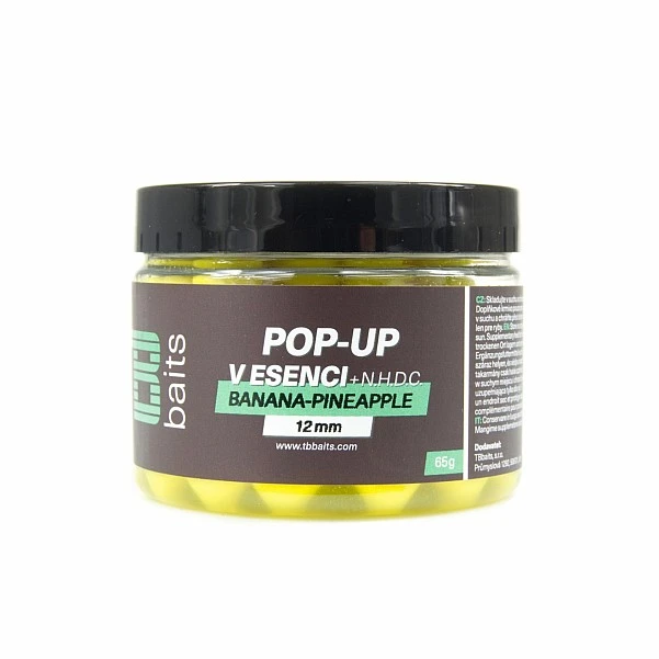 TB Baits Pop-Up Yellow Banana - Pineapple + NHDC 12 мм / 65 г
