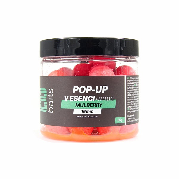 TB Baits Pop-Up Mulberry + NHDCtaille 16mm / 65g - MPN: TB00625 - EAN: 8596601006258