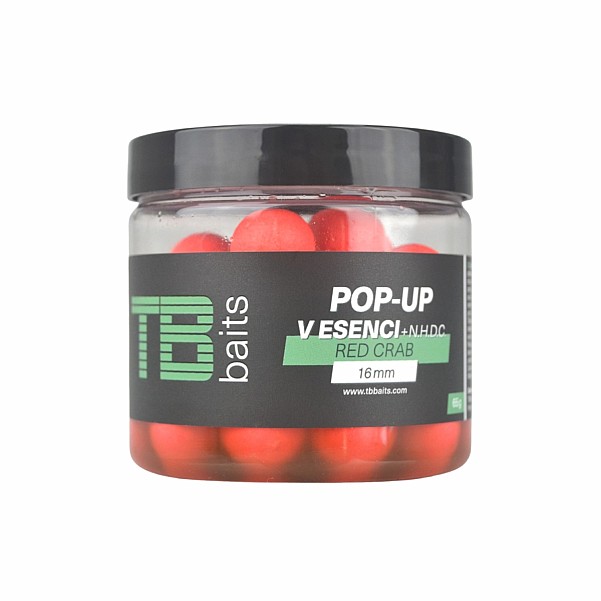 TB Baits Pop-Up Red Crab + NHDCtaille 16mm / 65g - MPN: TB00661 - EAN: 8596601006616