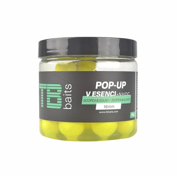 TB Baits Pop-Up Yellow Scopex Squid + NHDC 16 мм / 65 г