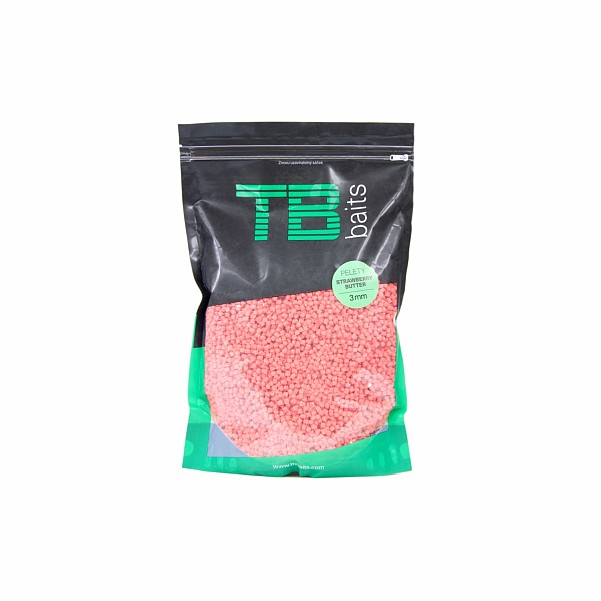 TB Baits Strawberry Butter Pelletvelikost 3mm / 1kg - MPN: TB00374 - EAN: 8596601003745