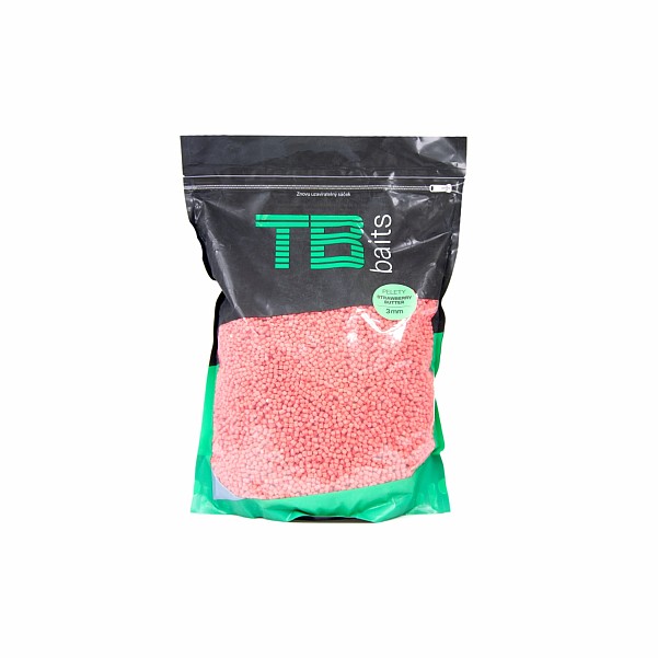 TB Baits Strawberry Butter Pelletvelikost 3mm / 2,5kg - MPN: TB00521 - EAN: 8596601005213