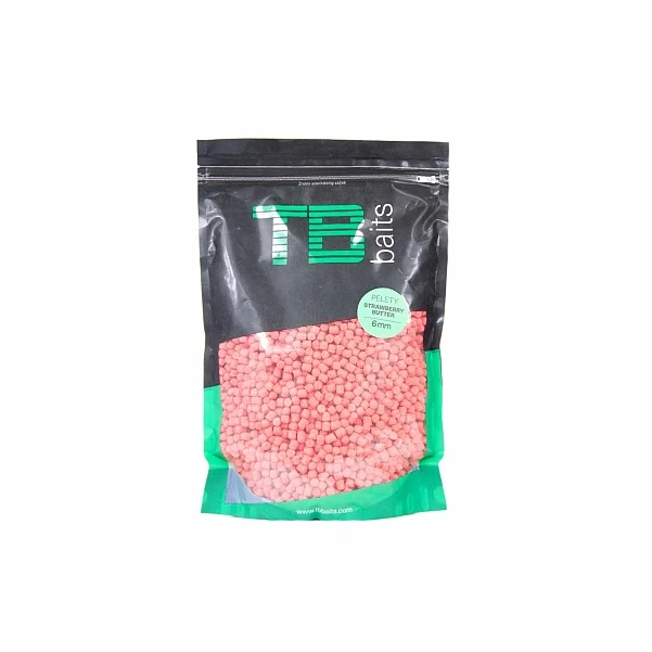 TB Baits Strawberry Butter Pellet 6mm / 1kg