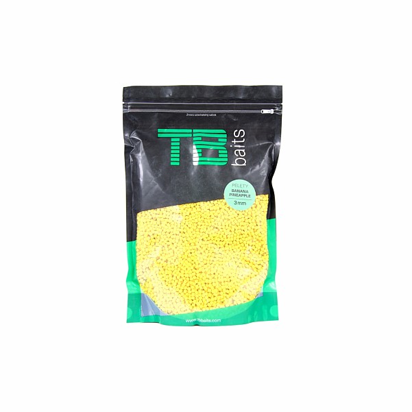 TB Baits Banana Pineapple + Butyric Pelletvelikost 3mm / 1kg - MPN: TB00377 - EAN: 8596601003776