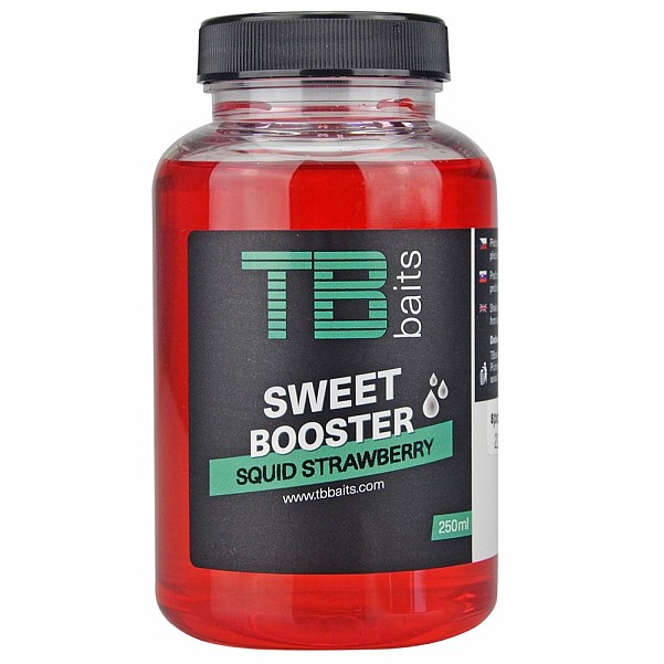 TB Baits Squid Strawberry Sweet BoosterVerpackung 250ml - MPN: TB00288 - EAN: 8596601002885