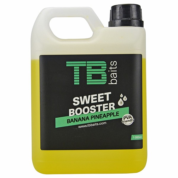 TB Baits Banana - Pineapple + NHDC & Butyric Sweet Boosterpakavimas 1000 ml - MPN: TB00301 - EAN: 8596601003011