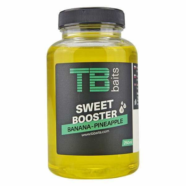 TB Baits Banana - Pineapple + NHDC & Butyric Sweet Boosterobal 250ml - MPN: TB00300 - EAN: 8596601003004