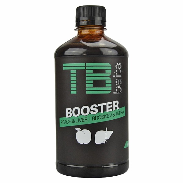 TB Baits Peach Liver Booster  pakavimas 500 ml - MPN: TB00495 - EAN: 8596601004957