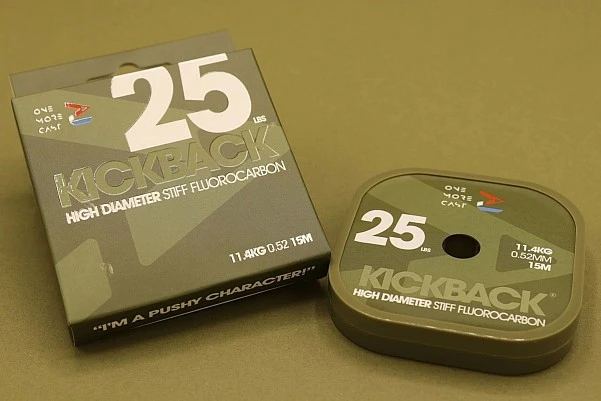 One More Cast KICKBACK Stiff Fluorocarbon 0.52mm (25lb) / 15m
