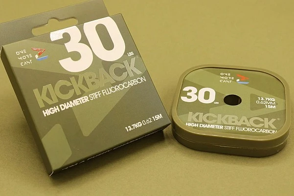 One More Cast KICKBACK Stiff Fluorocarbon 0.62mm (30lb) / 15m