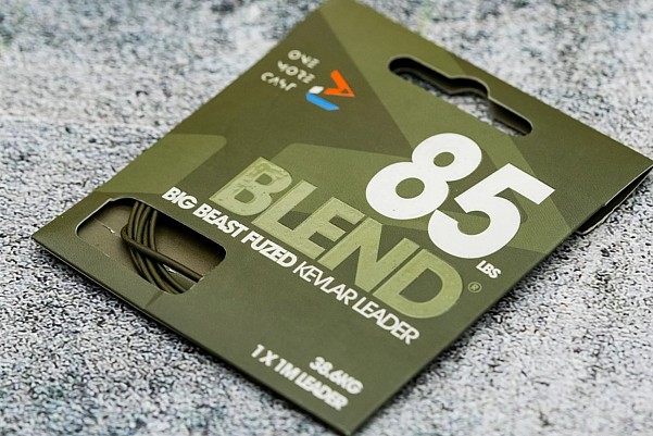 One More Cast BLEND Big Beast Fuzed Kevlar Leadermodelis 85 svaras (lb) - MPN: OMCKLG - EAN: 5060939131478