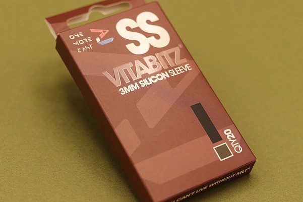One More Cast Vitabitz 3mm Silicone Sleevepakavimas 20 vnt. - MPN: OMCSS3 - EAN: 5060939130730