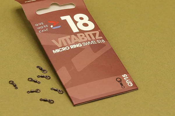 One More Cast Vitabitz Micro Ring Swivel 18misurare 18 - MPN: OMCMR18 - EAN: 5060939130501