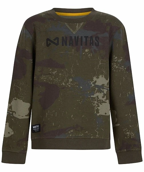 NAVITAS Kids Camo Identity Sweatshirt 7/8 lat
