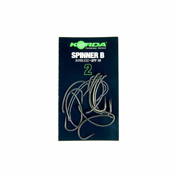 Korda Spinner Hook - Barblessmisurare 2 (bezzadziorowy) - MPN: KSPRB2 - EAN: 5060929020003