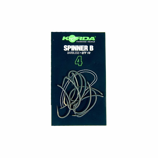 Korda Spinner Hook - Barblessрозмір 4 (bezzadziorowy) - MPN: KSPRB4 - EAN: 5060929020027