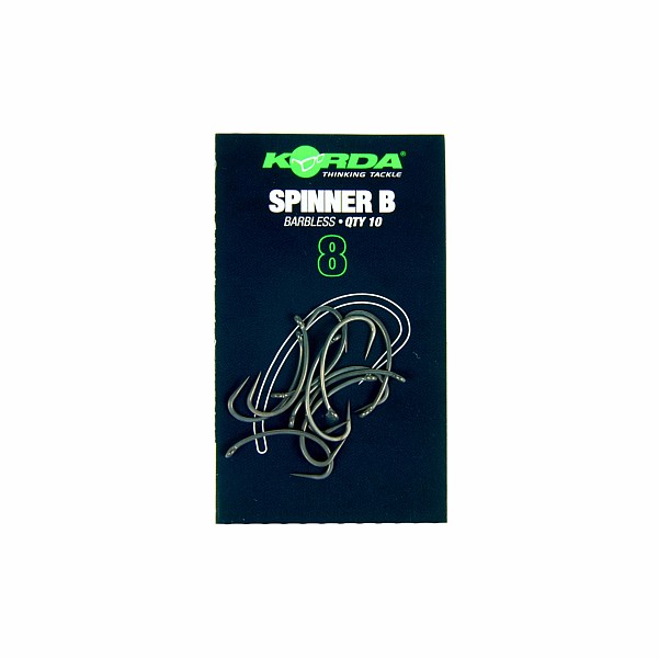 Korda Spinner Hook - Barblessрозмір 8 (bezzadziorowy) - MPN: KSPRB8 - EAN: 5060929020102