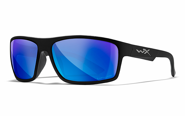 WileyX PEAK Captivate Pol Blue Mirror Grey Matte Black Framebarva Okouzlující Pol Modré Zrcadlo Šedé - MPN: ACPEA19 - EAN: 712316007573