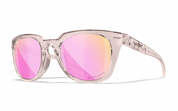 WileyX ULTRA Captivate Polarized Rose Gold Mirror Smoke Green Gloss Crystal Blush Framecolor Captivate Polarizado Espejo Oro Rosa Humo Verde - MPN: AC6ULT10 - EAN: 712316006996