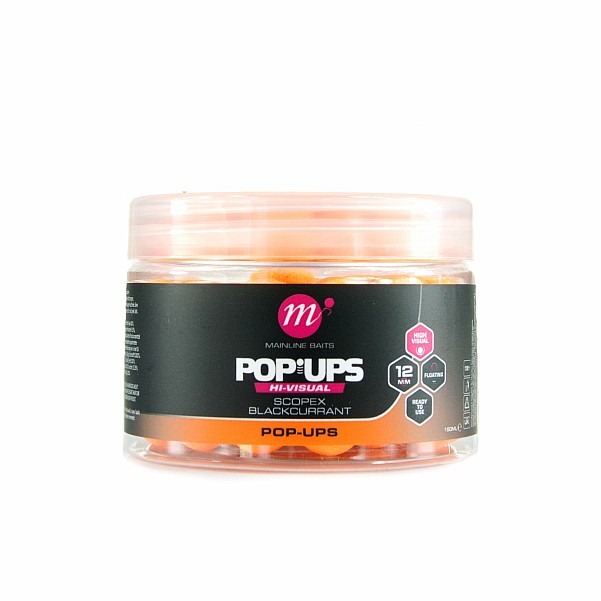 Mainline High Visual Pop-Ups - Scopex & Blackcurrant dydis mini 12 mm - MPN: M13041 - EAN: 5060509816163